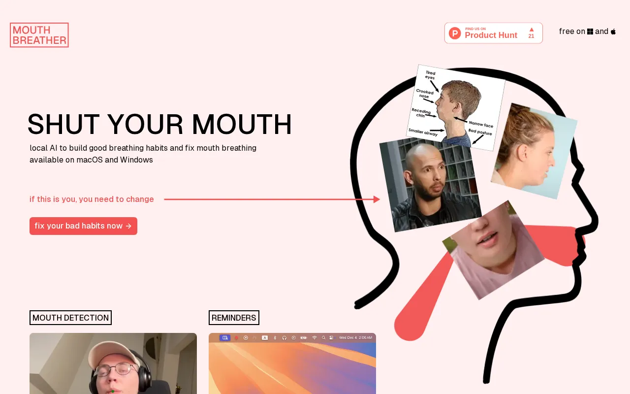 Mouthbreather — preview screenshot