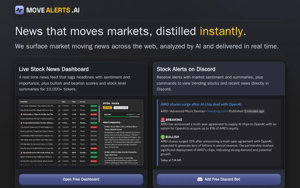 MoveAlerts.ai — preview screenshot