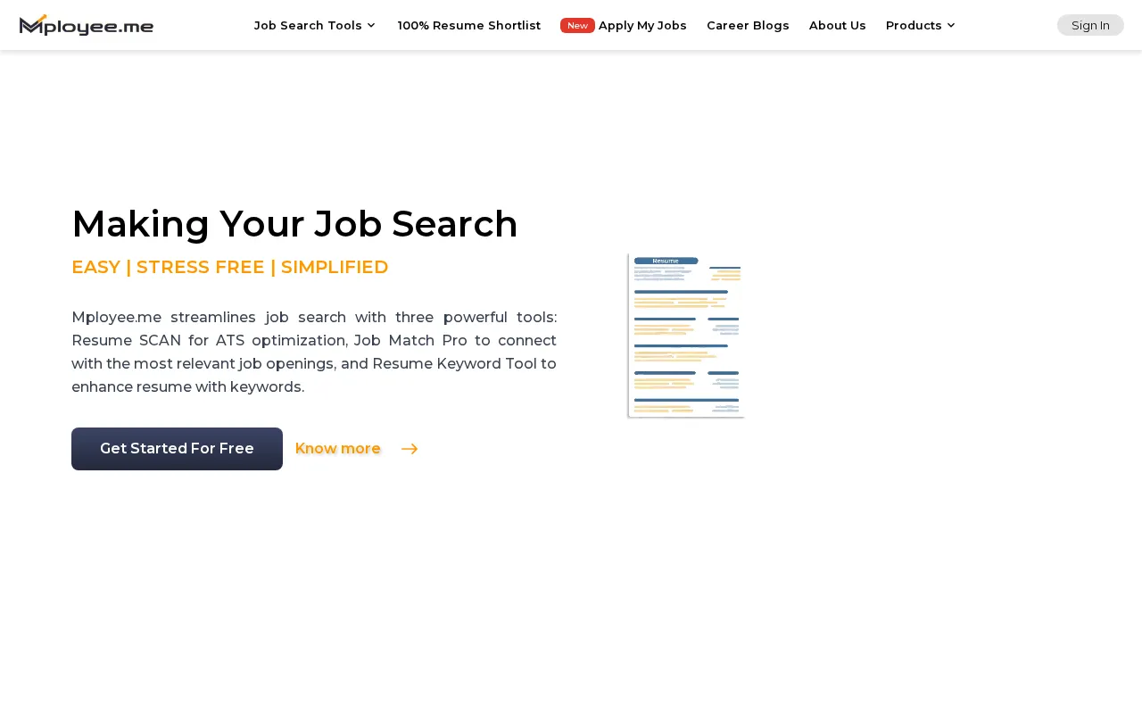 mployee.me — preview screenshot