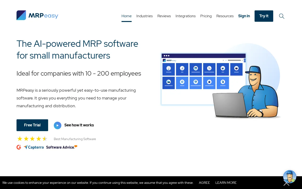 Mrpeasy — preview screenshot