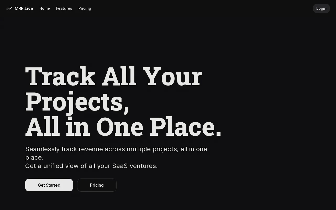 MRR.Live — preview screenshot
