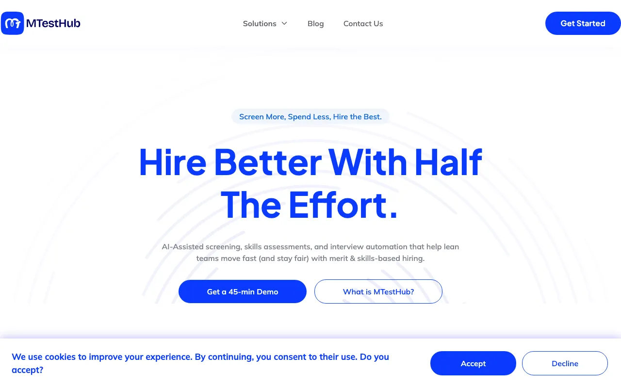 MTestHub — preview screenshot