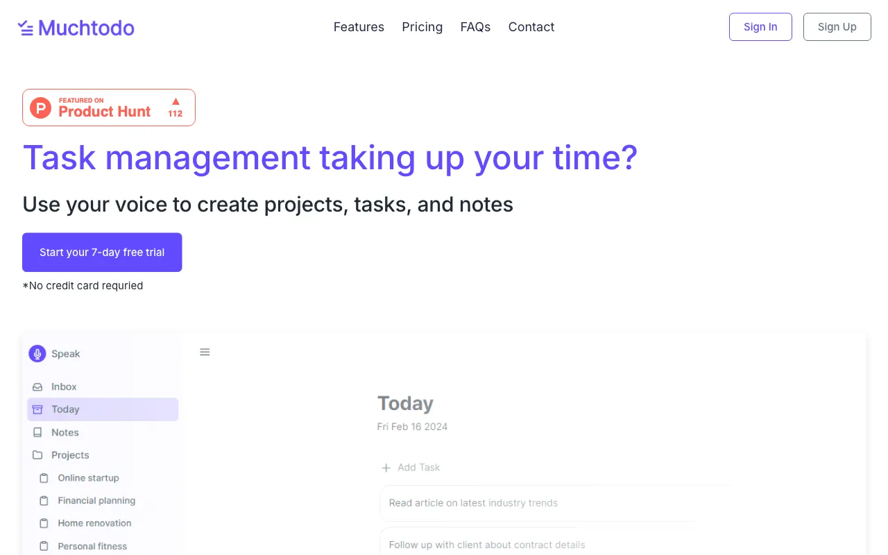 Muchtodo AI — preview screenshot