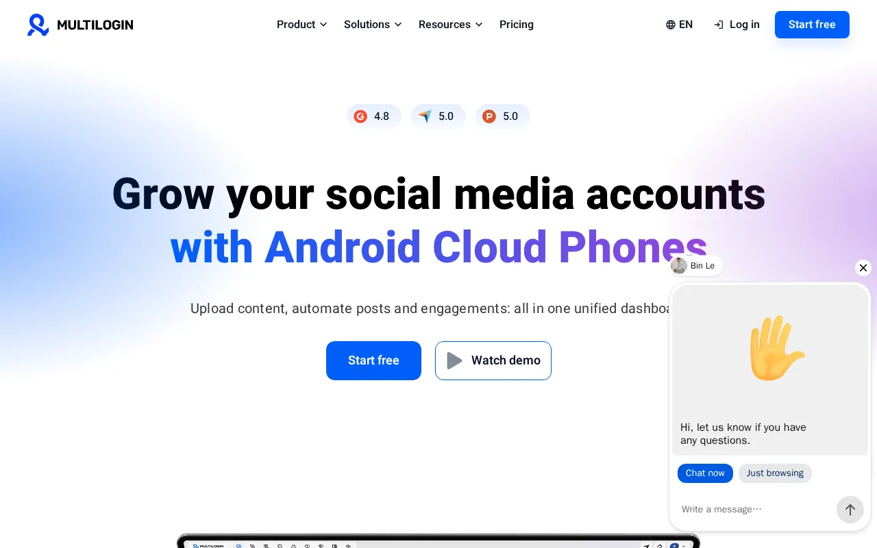 Multilogin — preview screenshot