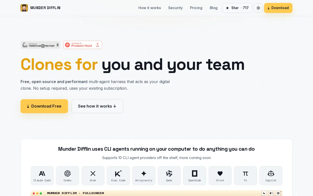 Munder Difflin — preview screenshot