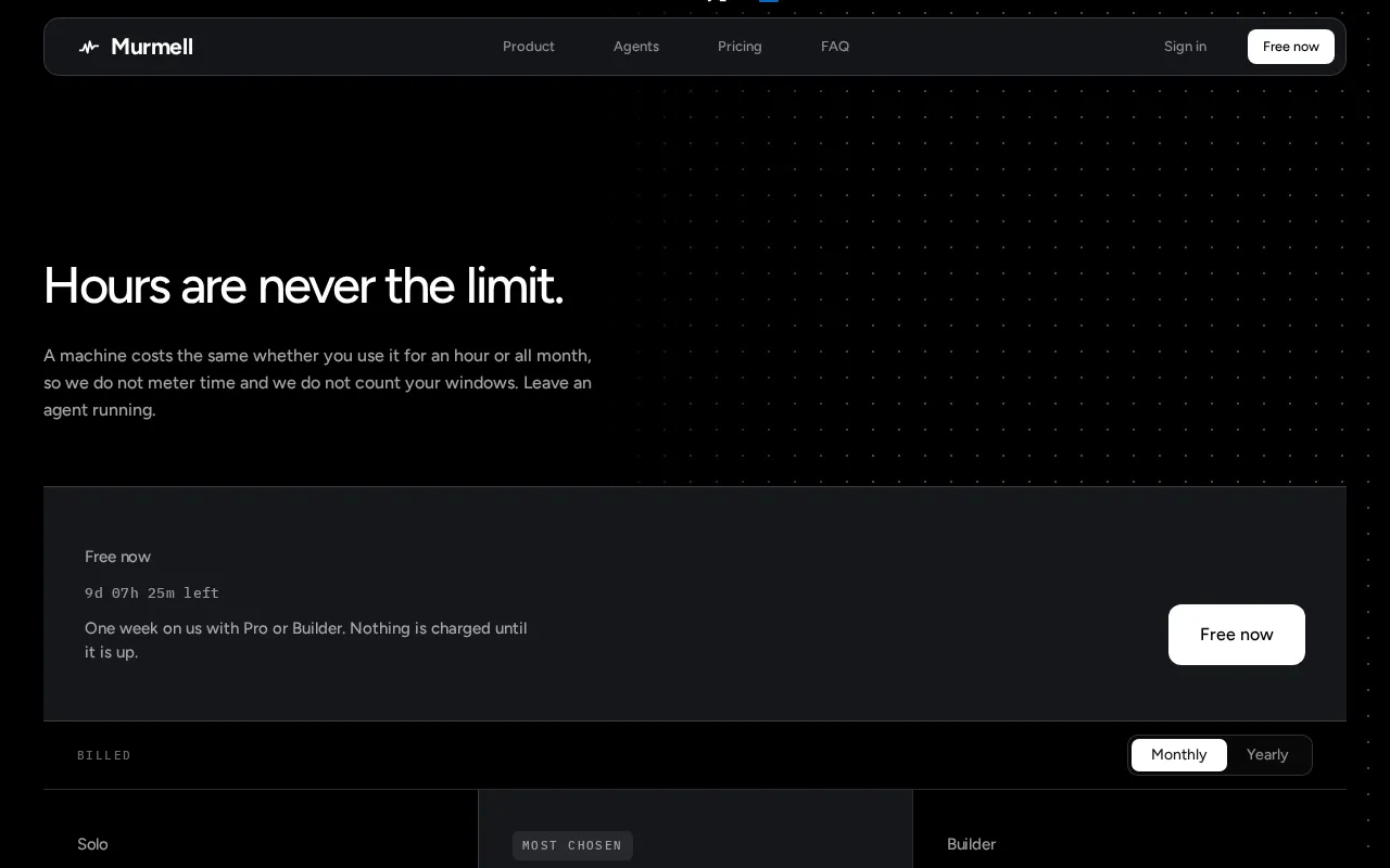Murmell — pricing page