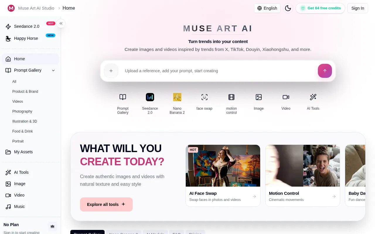 Muse Art AI — preview screenshot