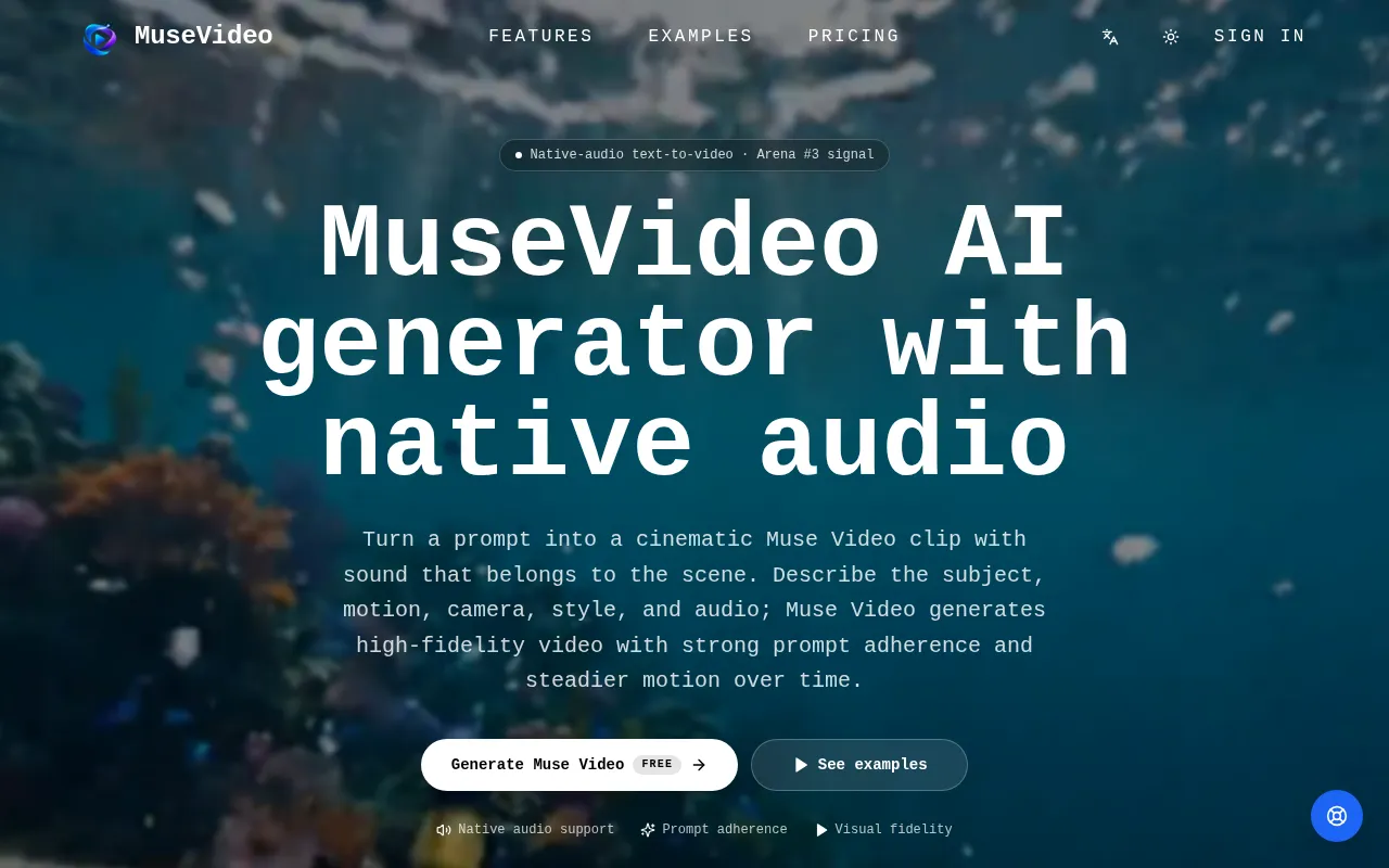 Muse Video — preview screenshot