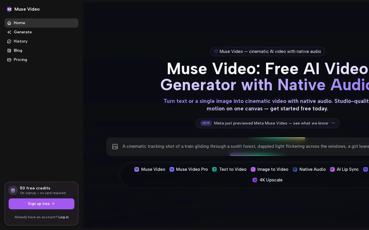 Muse Video — preview screenshot