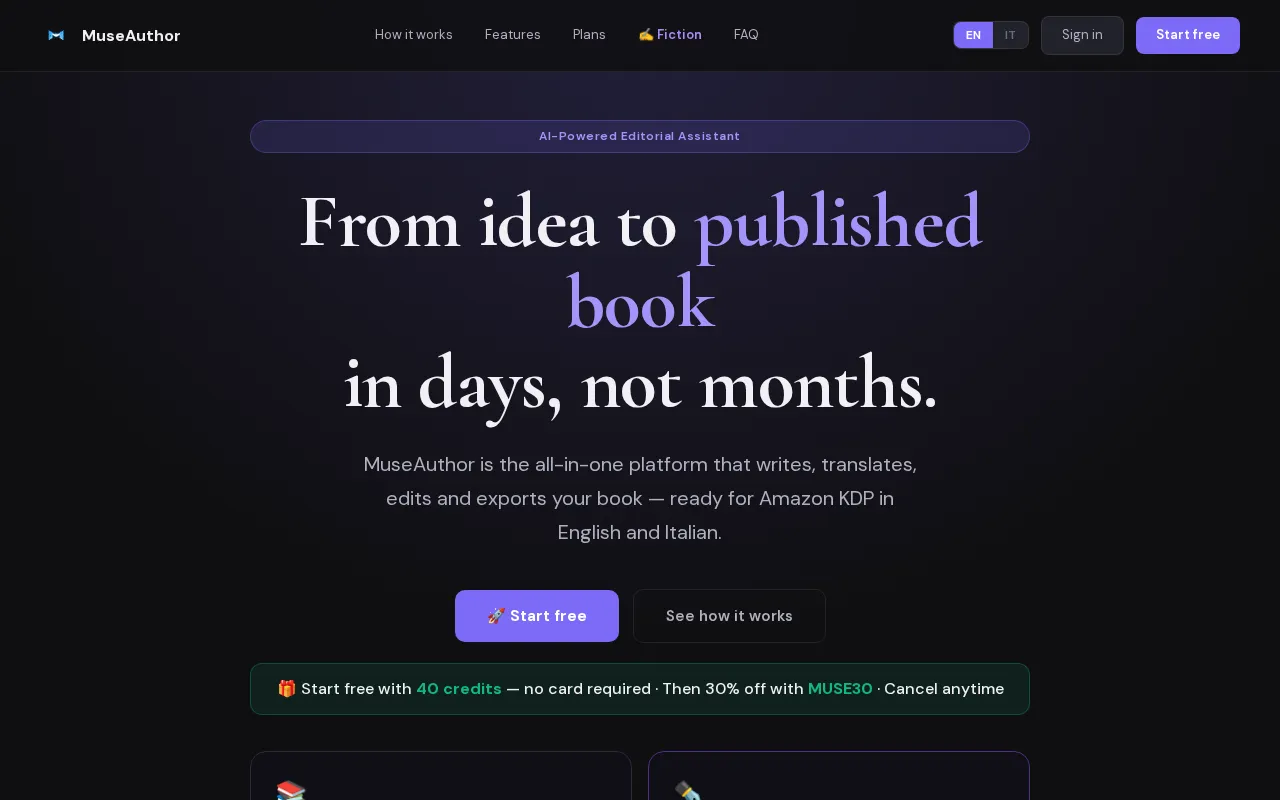 MuseAuthor — preview screenshot