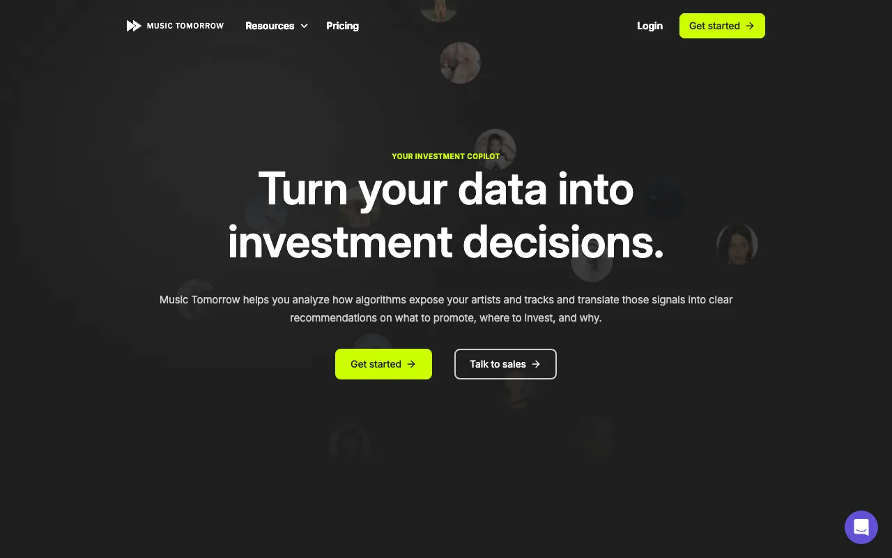 Music Tomorrow — preview screenshot