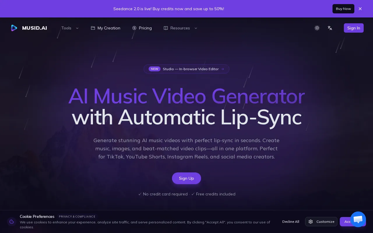 Musid AI — preview screenshot