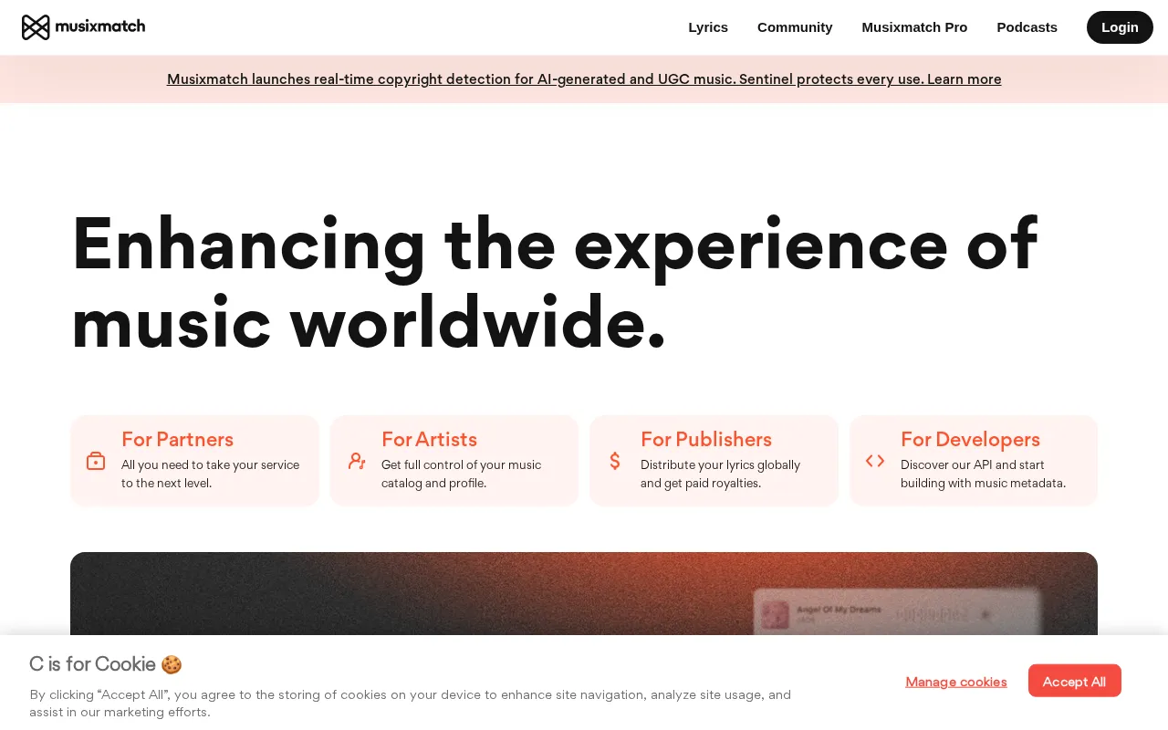 Musixmatch — preview screenshot