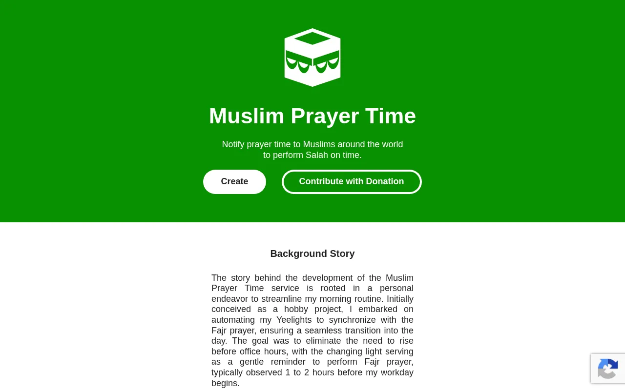 Muslim Prayer Time — preview screenshot