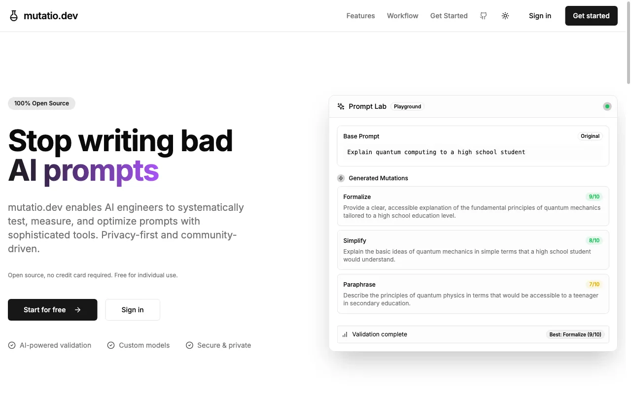 mutatio.dev — preview screenshot