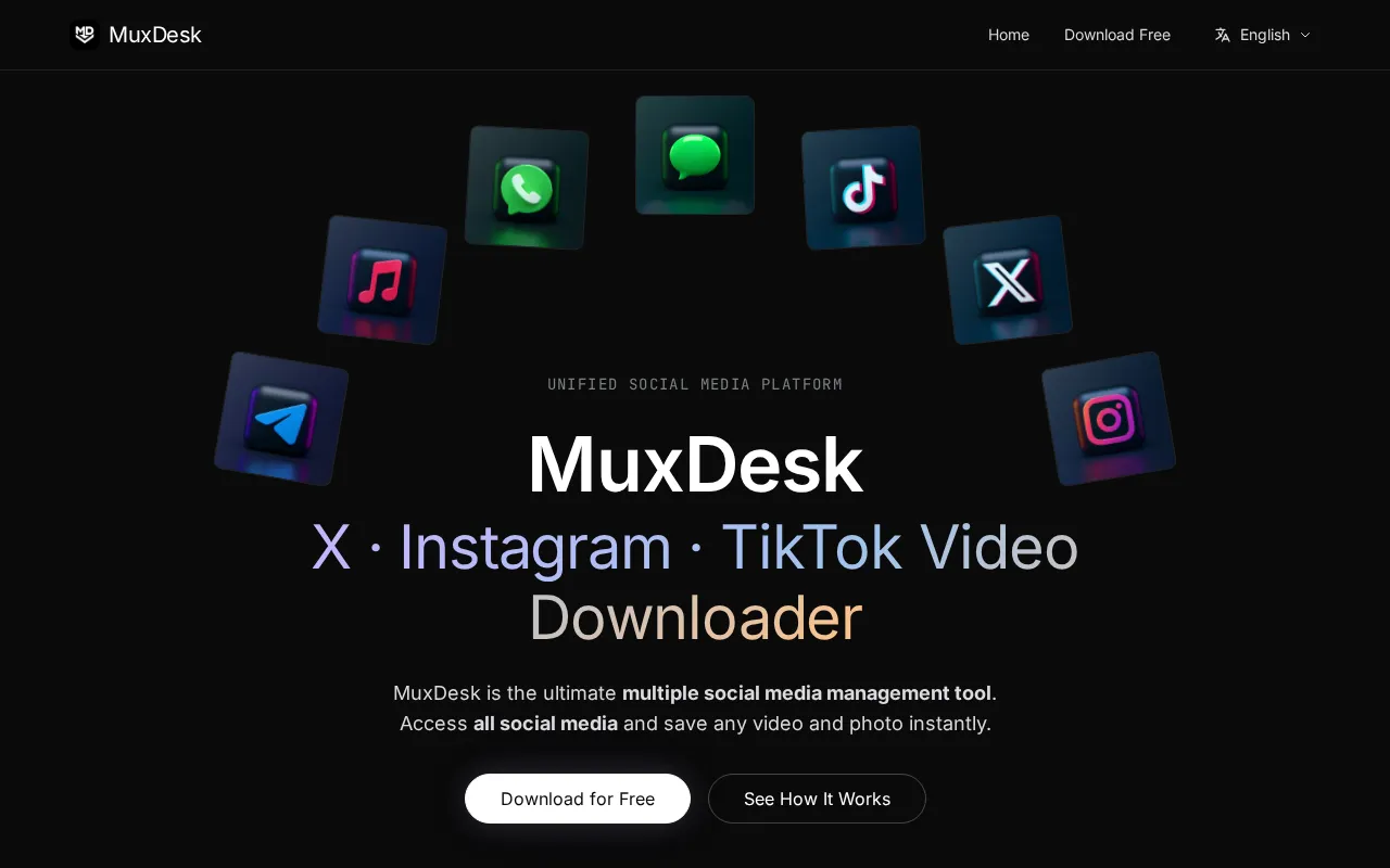 MuxDesk — preview screenshot