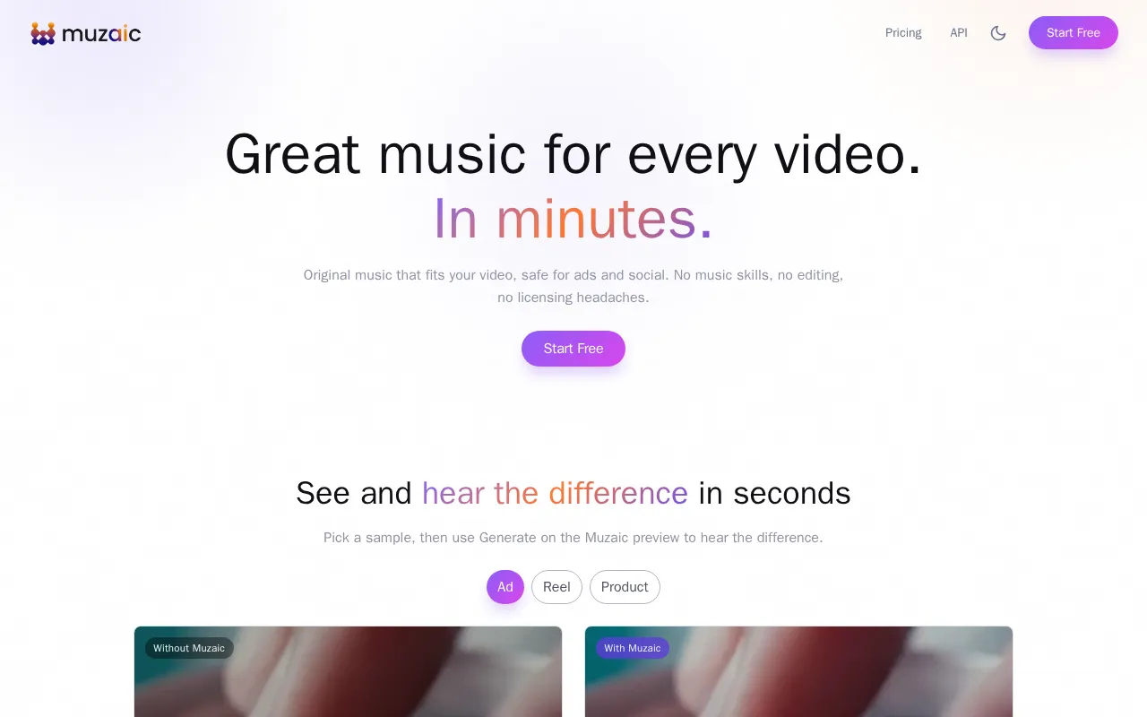 Muzaic — preview screenshot