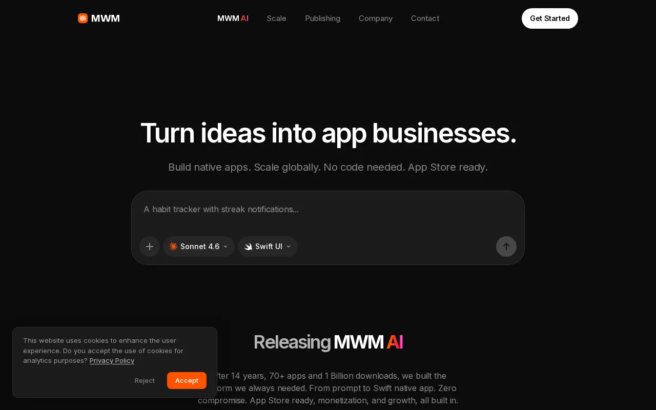 MWM AI — pricing page