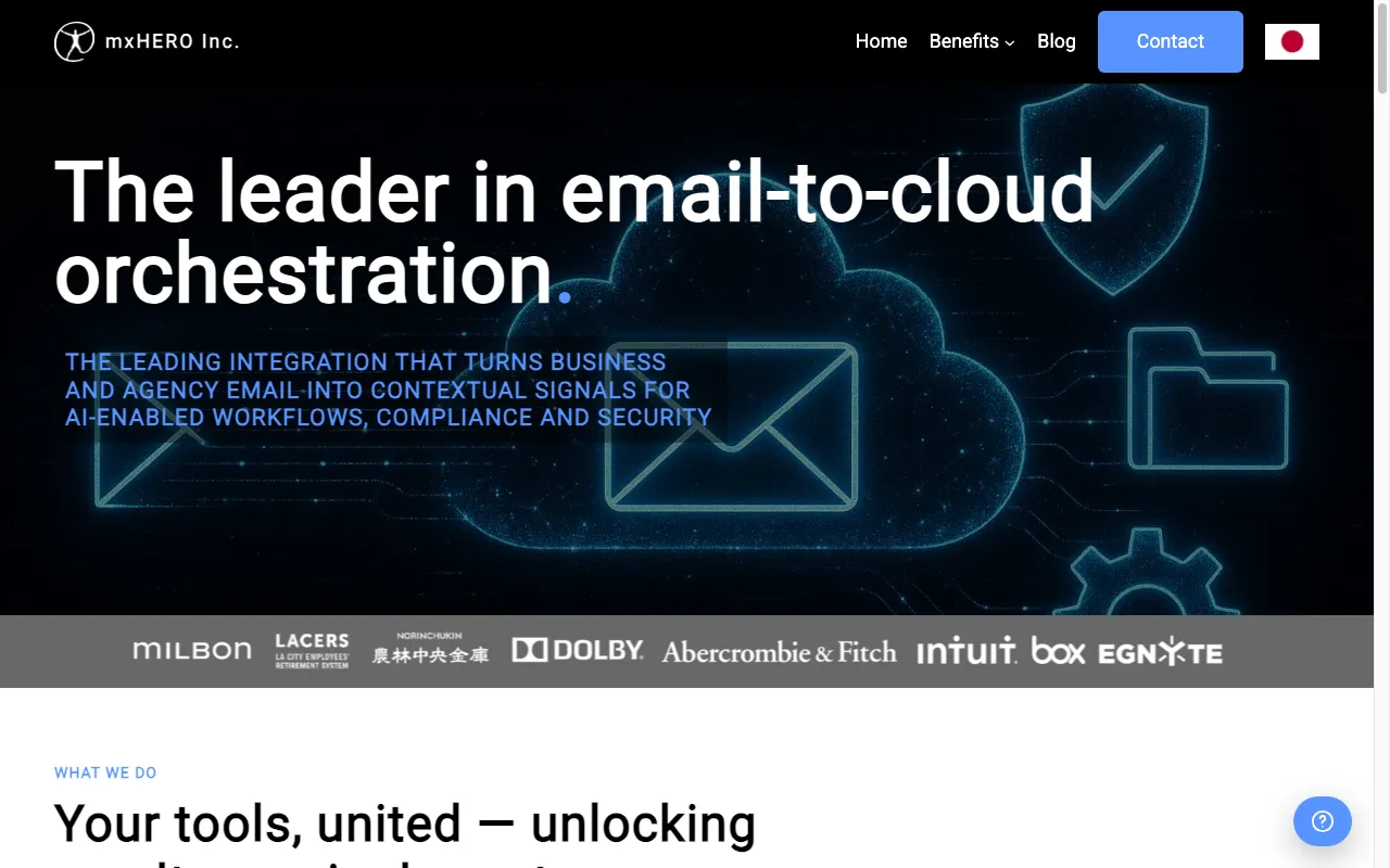 mxhero.com — preview screenshot