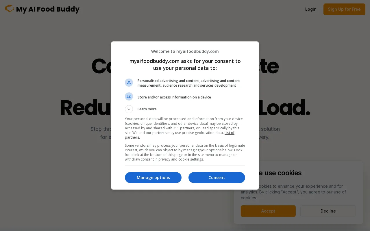 My AI Food Buddy — preview screenshot