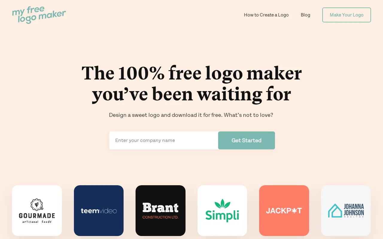 My Free Logo Maker — preview screenshot