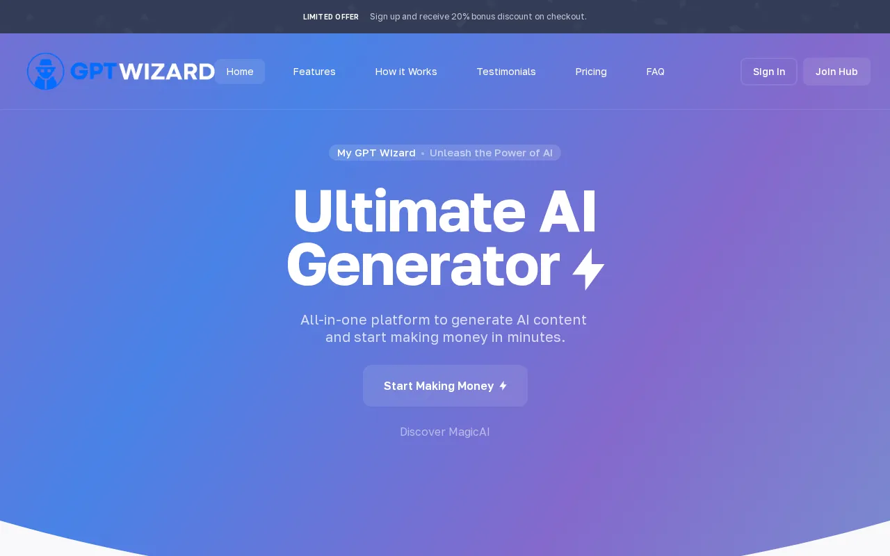 My GPT Wizard — preview screenshot