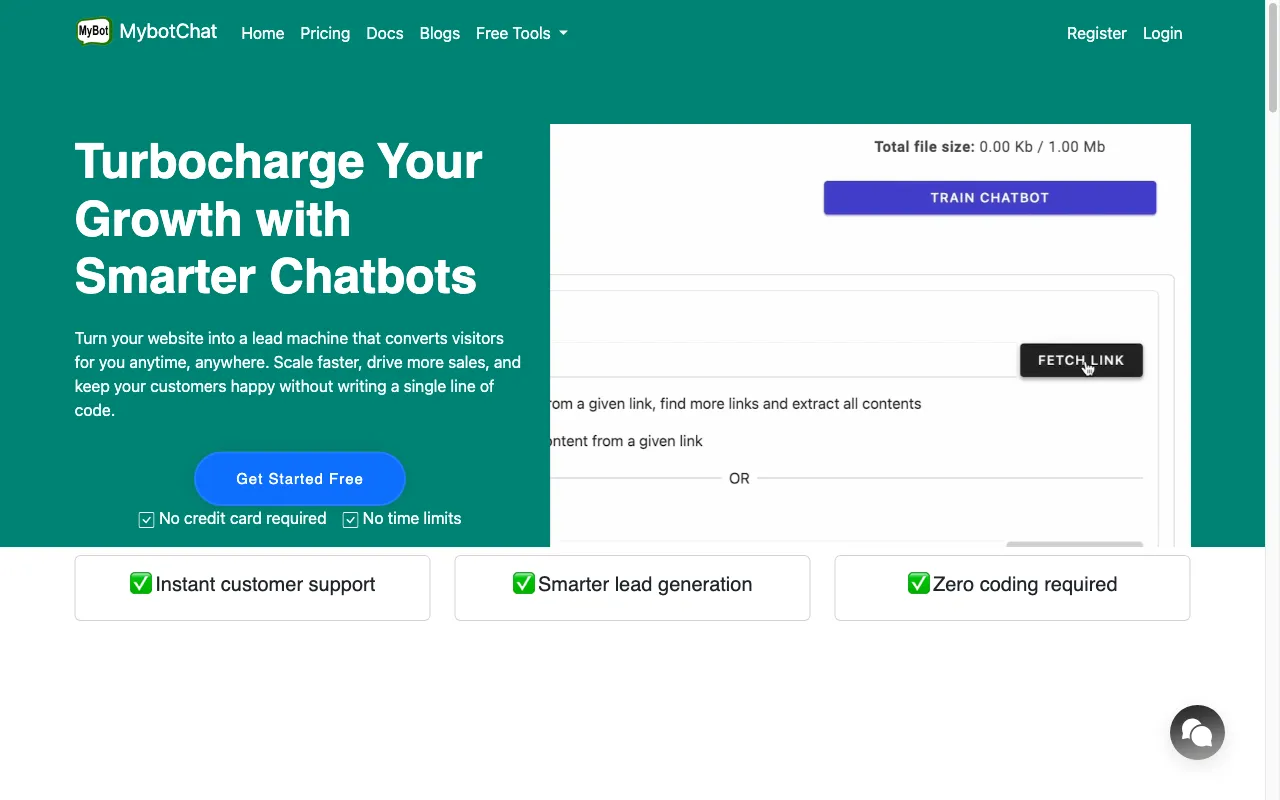 MyBot.chat — preview screenshot