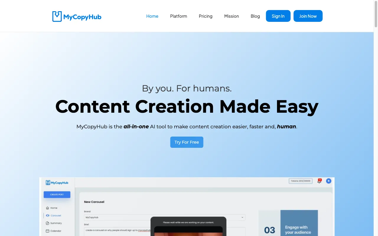 MyCopyHub — preview screenshot