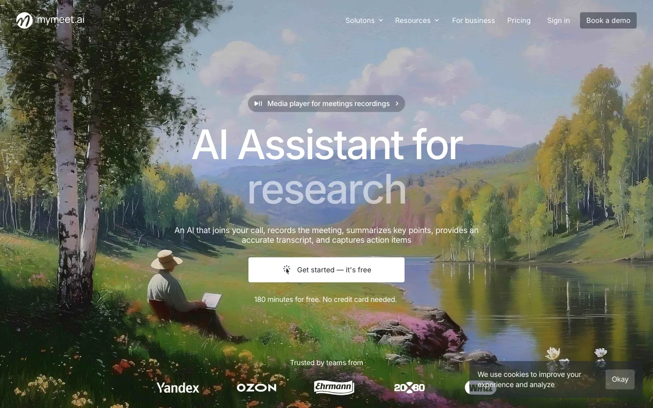 Mymeet.ai — preview screenshot