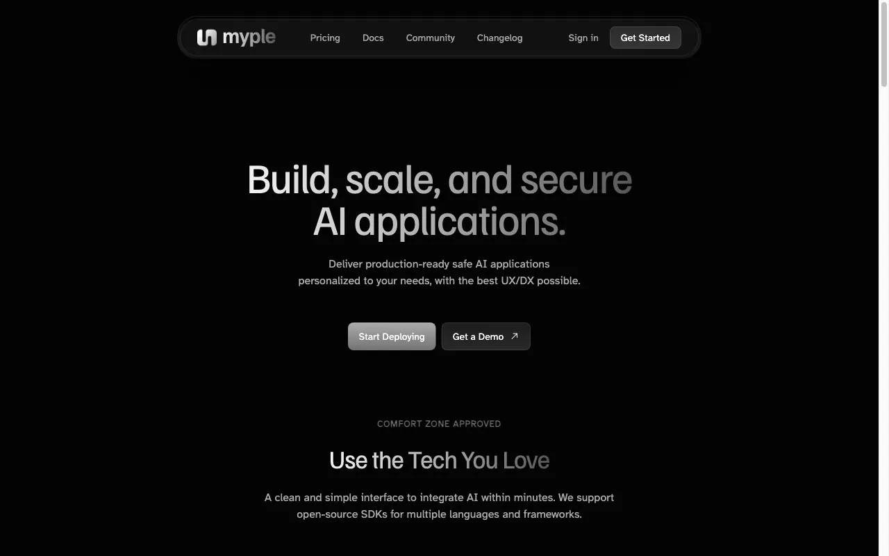 Myple — preview screenshot