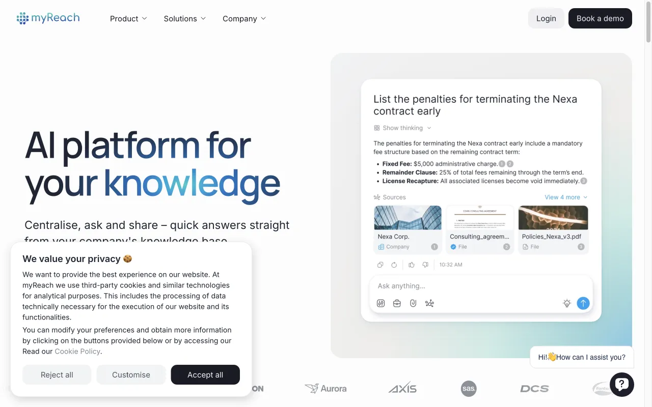 myReach — preview screenshot