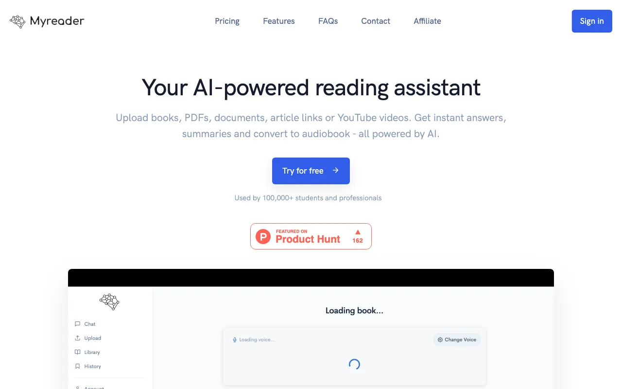 Myreader AI — preview screenshot
