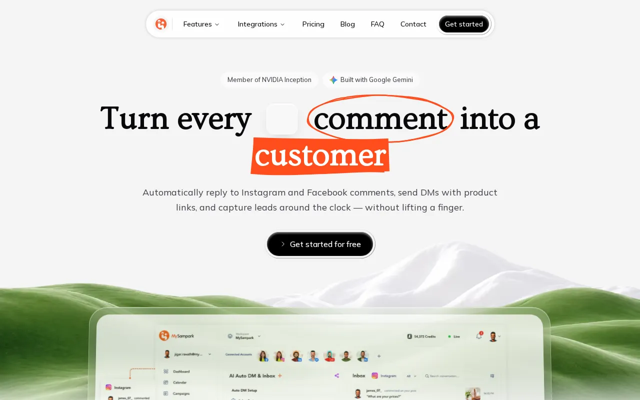 MySampark — preview screenshot