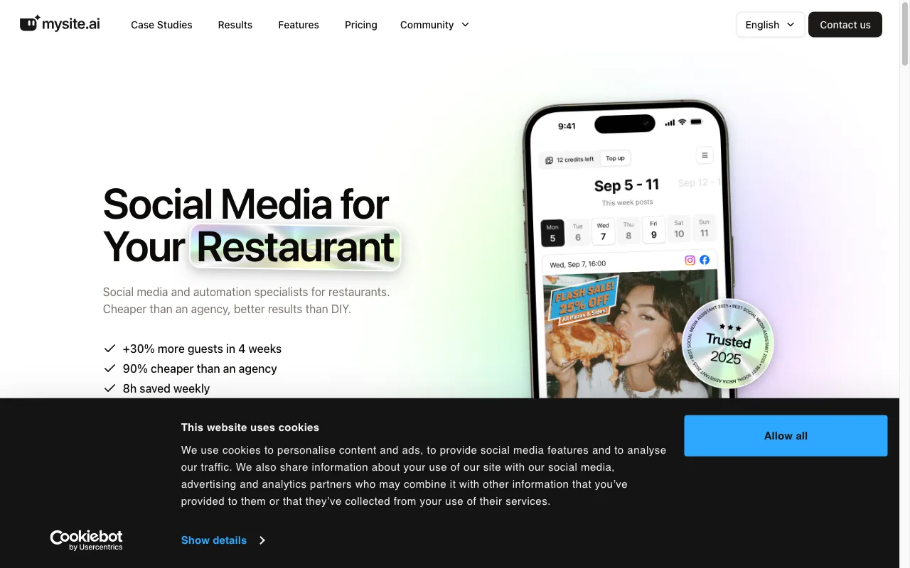 mysite.ai — preview screenshot