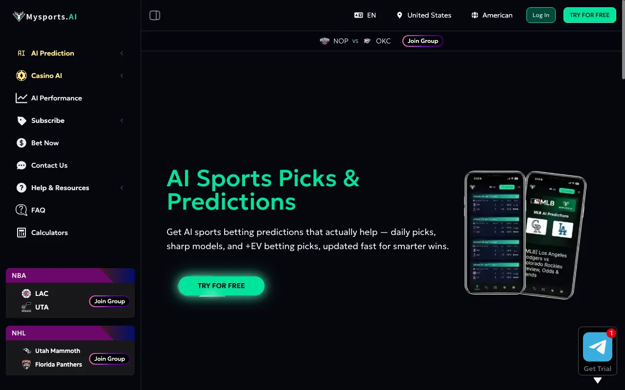 Mysports.AI — preview screenshot