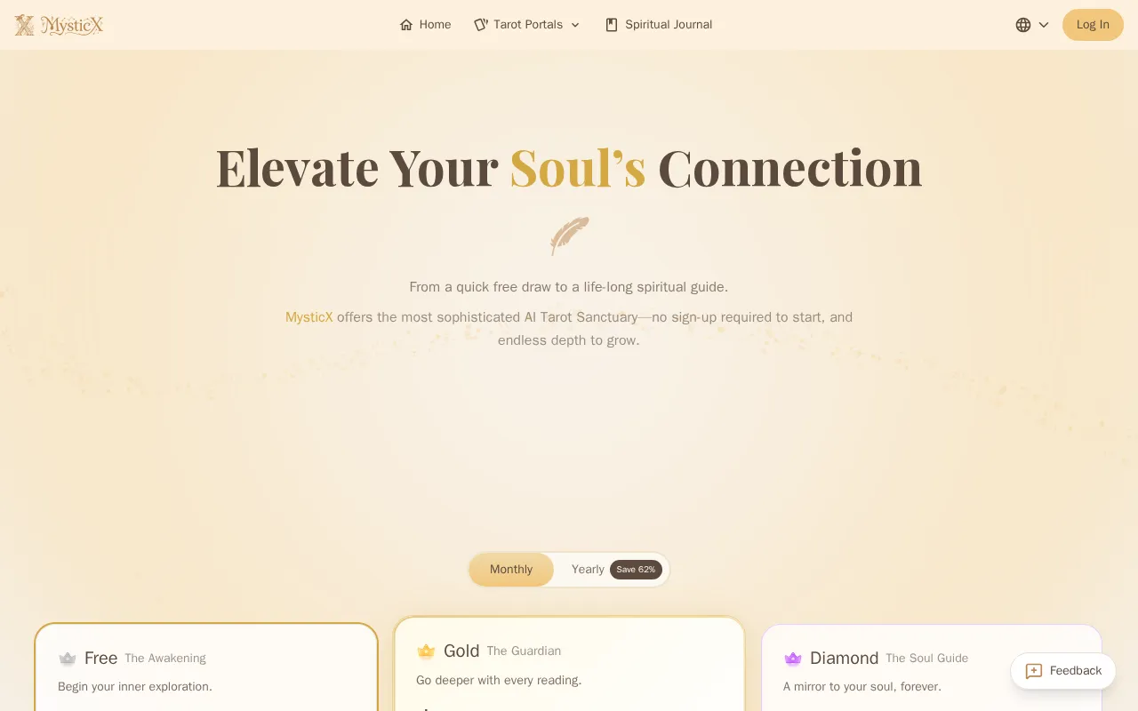 MysticX.AI — pricing page