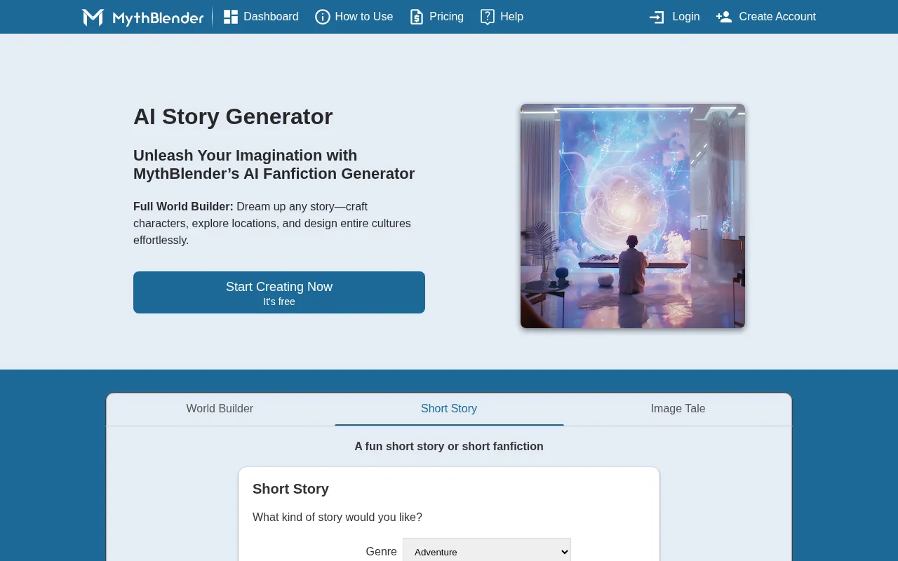 MythBlender — preview screenshot