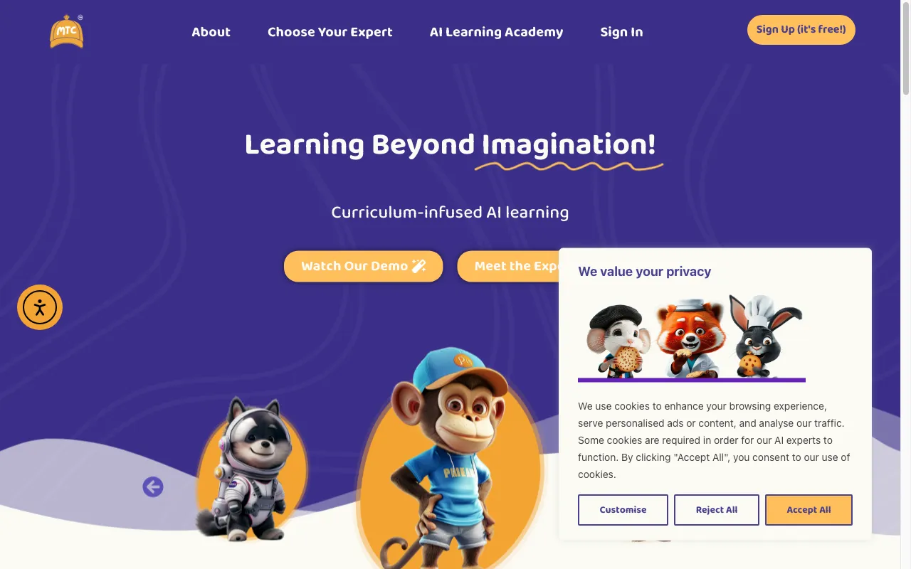 mythinkingcap.ai — preview screenshot