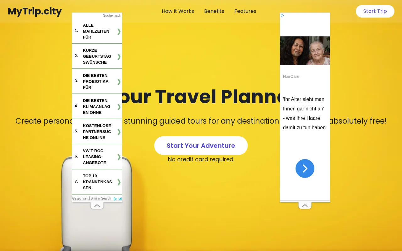 MyTrip.city — pricing page