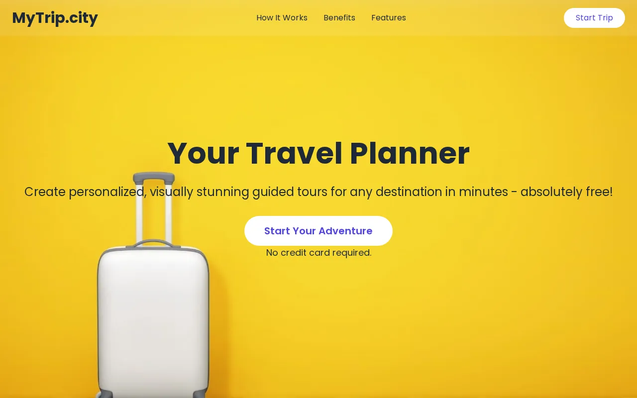 MyTrip.city — preview screenshot