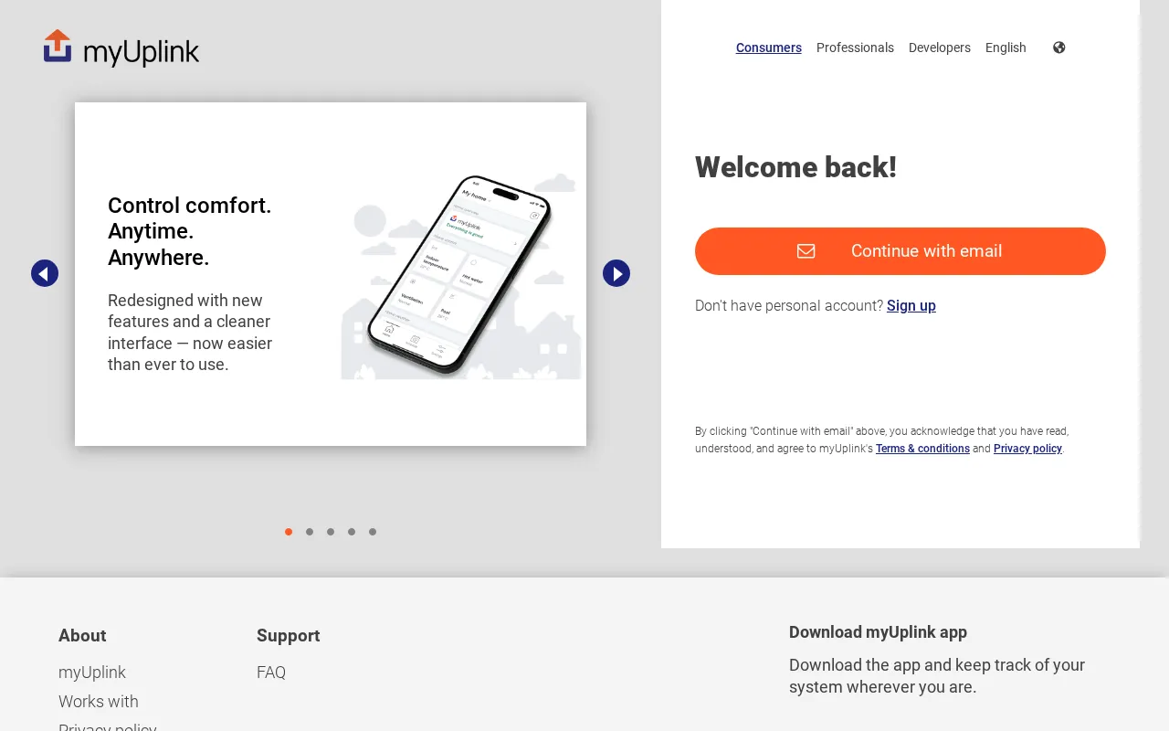 Myuplink — preview screenshot