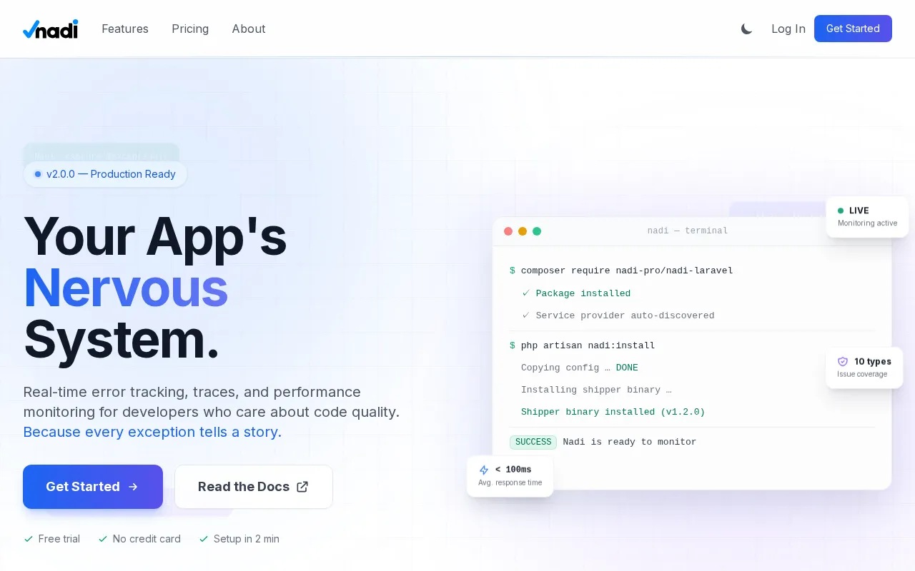 Nadi — preview screenshot