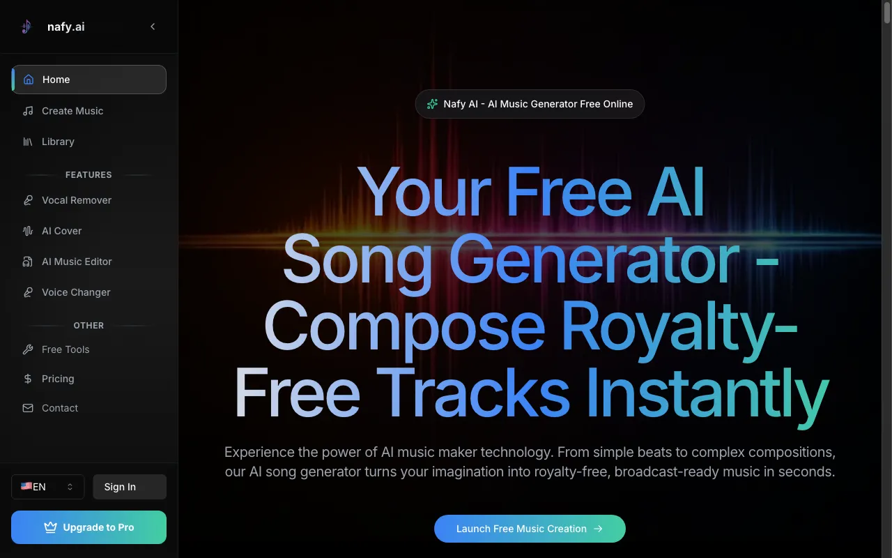 Nafy AI — preview screenshot