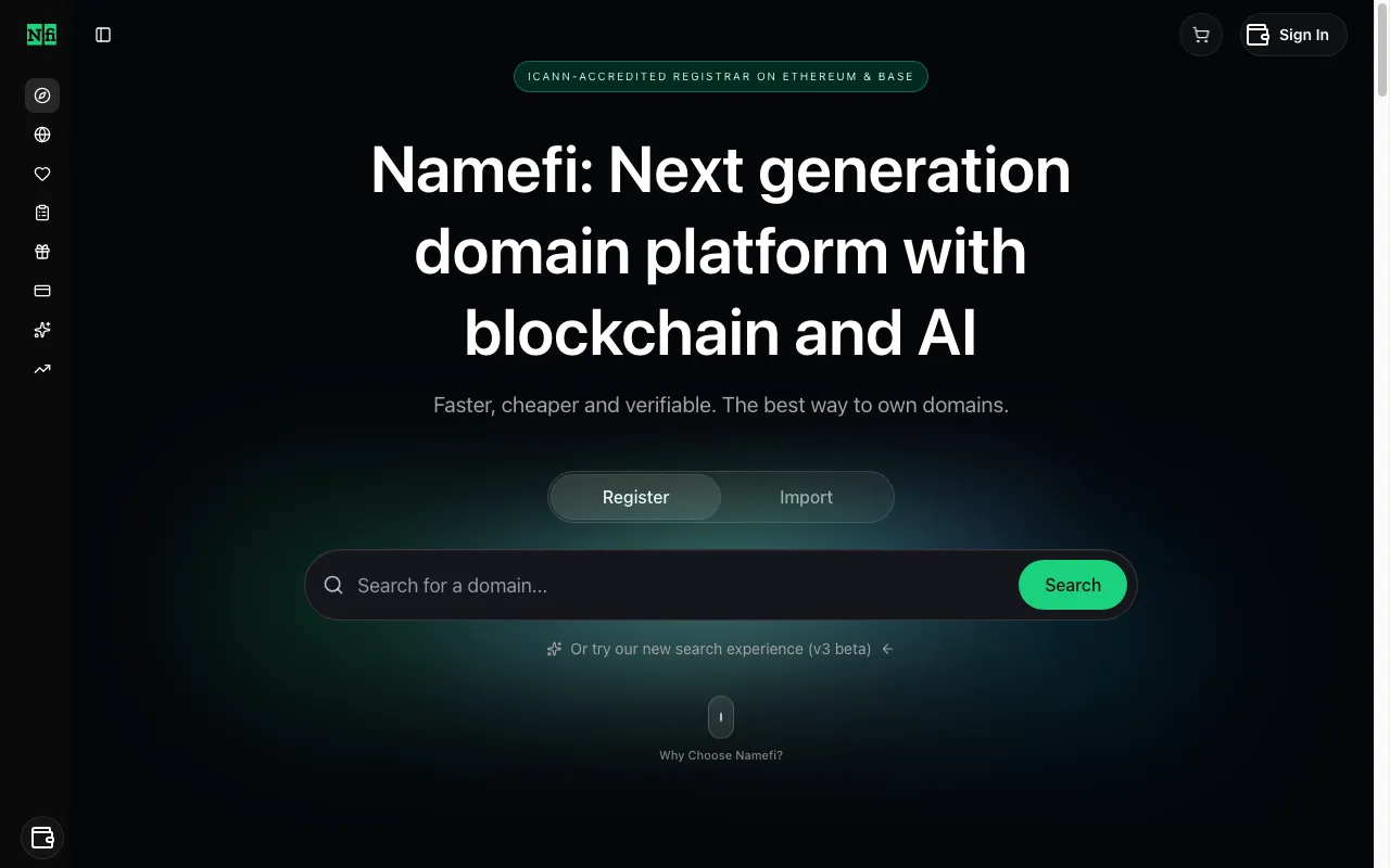 Namefi — preview screenshot