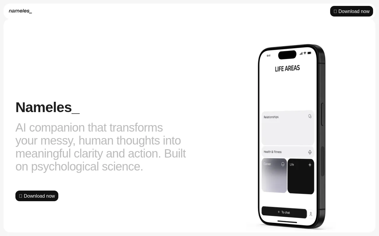 Nameles.app — preview screenshot