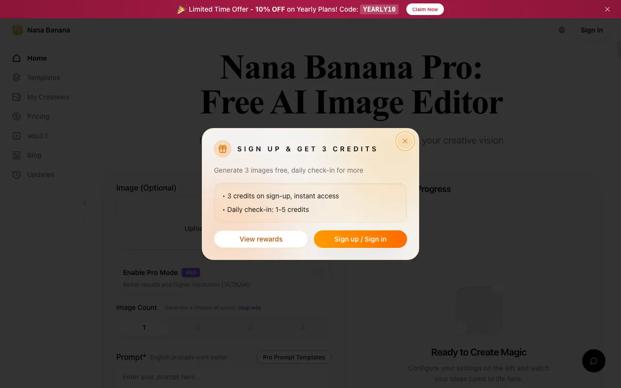 Nana Banana Pro — preview screenshot