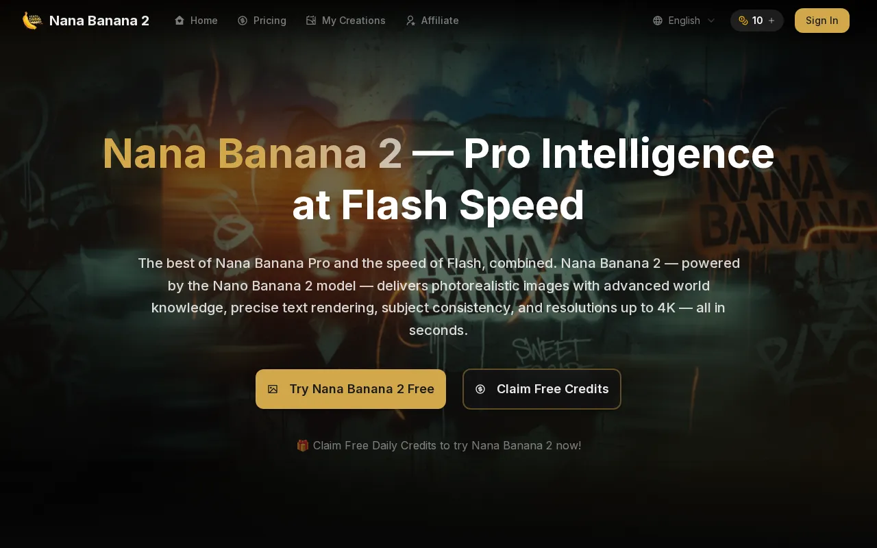 NanaBanana2 AI — preview screenshot