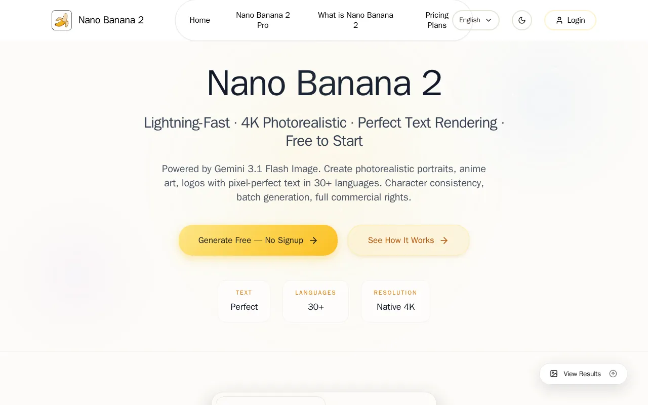 Nano Banana 2 — preview screenshot