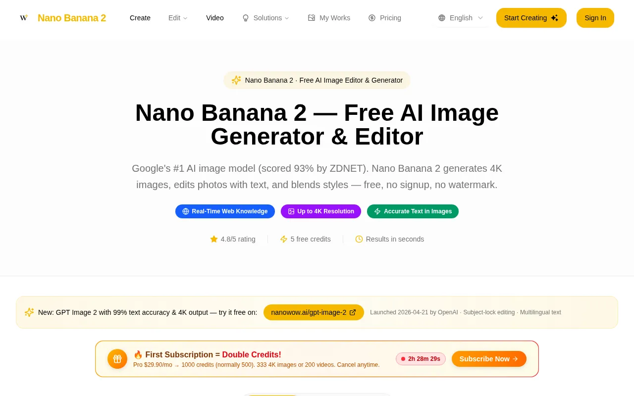 NanoWow AI — preview screenshot