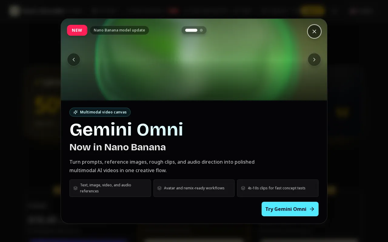 Nano Banana — pricing page